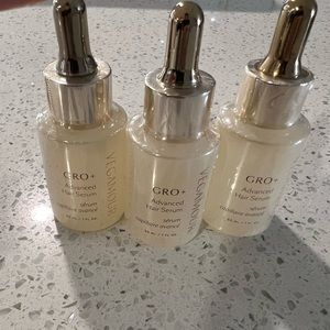NEW Vegamour Grow + Advanced Hair Serum (3 Pack)  - 1 fl oz sealed bottles.